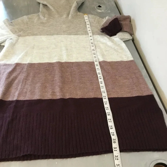 Reitmans Colorblock Turtleneck Pullover Sweater Sz XXL - Picture 6 of 11